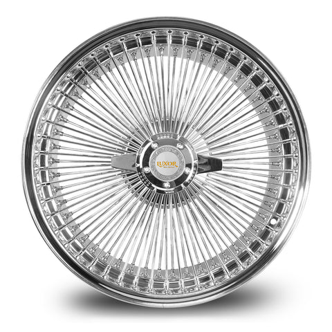 17x8 FWD 100 Straight Lace Chrome