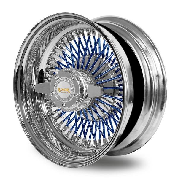 [SALE] 4PC 14x7" 72 Straight lace Reverse with color spokes