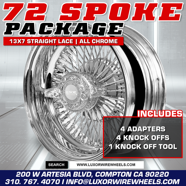 [SALE] 13x7" 4PC 72 Straight lace Reverse with Engrave Knock off