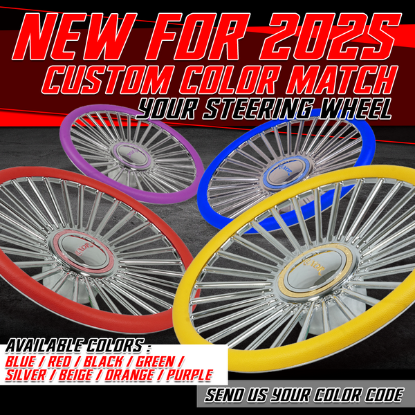 [SALE] Custom Color Billet Steering Wheel