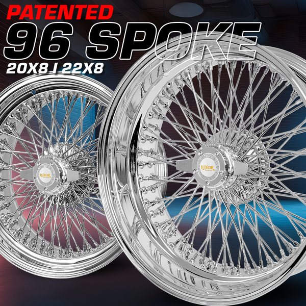 22 Inch Wire Rims 22-Inch Wire Wheels and Rims | Luxor Wire Wheels