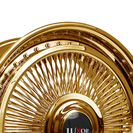 SALE] 22x8.5 144 Spoke Titanium Gold Aluminum Wheel