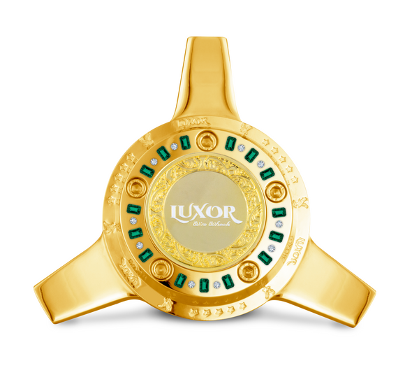 Imitación de oro de 2 lingotes Emerald Money