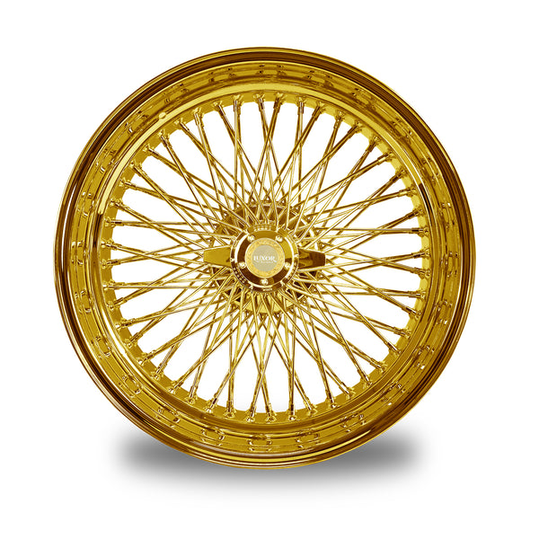 Gold Wire Wheels | Gold Rims | Luxor Wire Wheels