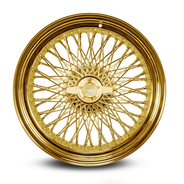 Gold Wire Wheels | Gold Rims | Luxor Wire Wheels