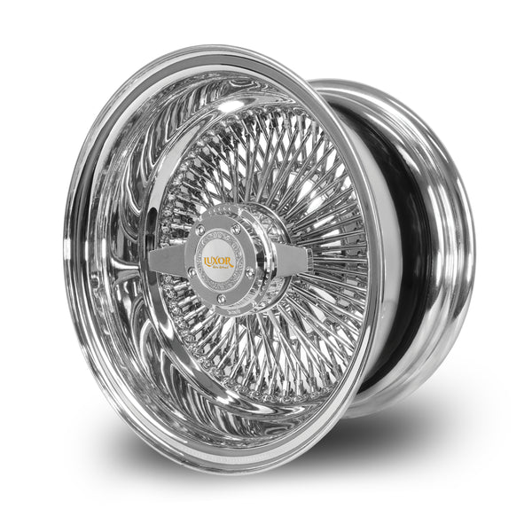 17x9 100 Straight Lace Chrome