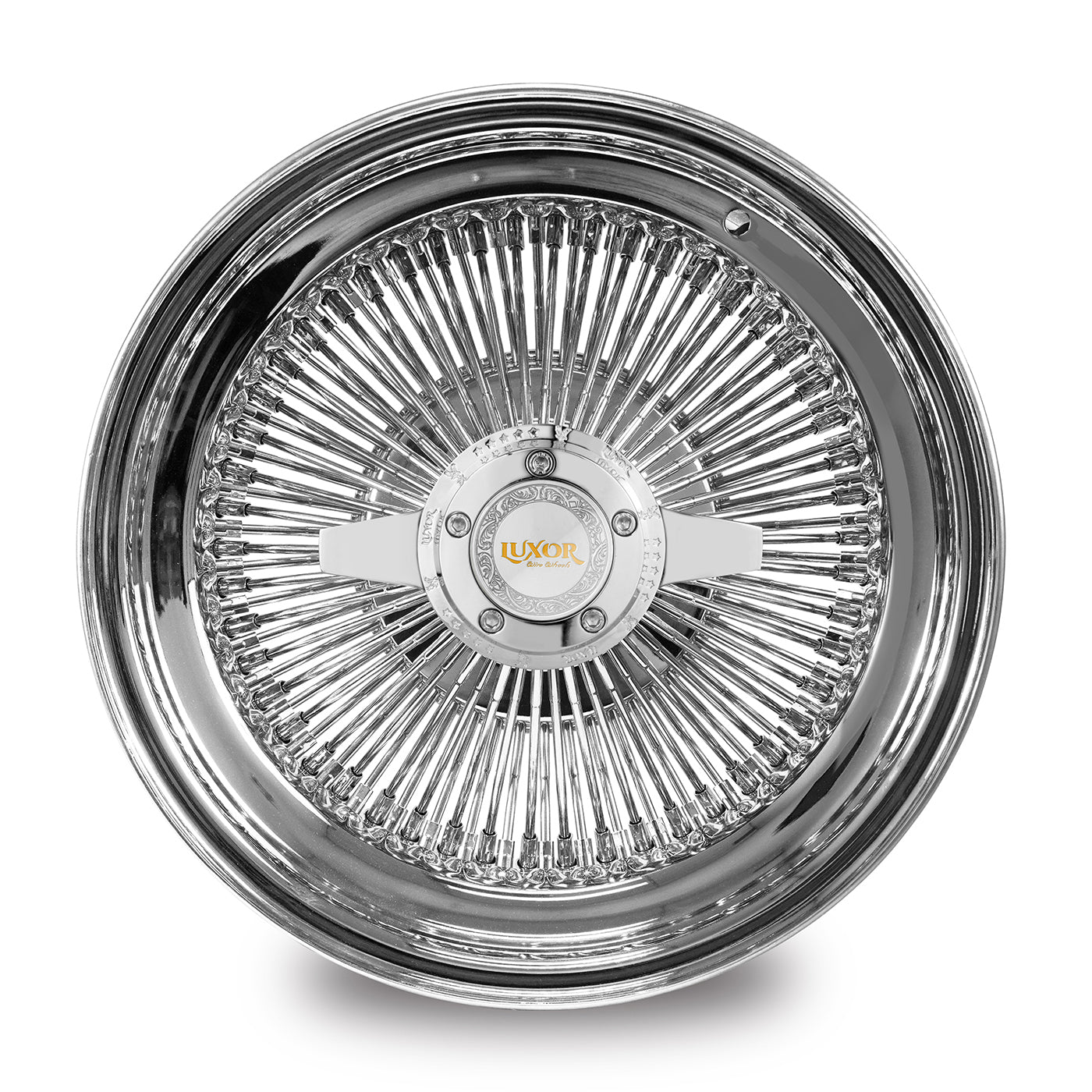 Luxor Wire Wheels 14x6 100 Straight Lace Standard Chrome