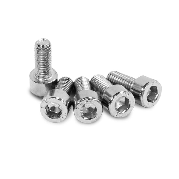 Knock Off Cap Bolts Chrome 5pc