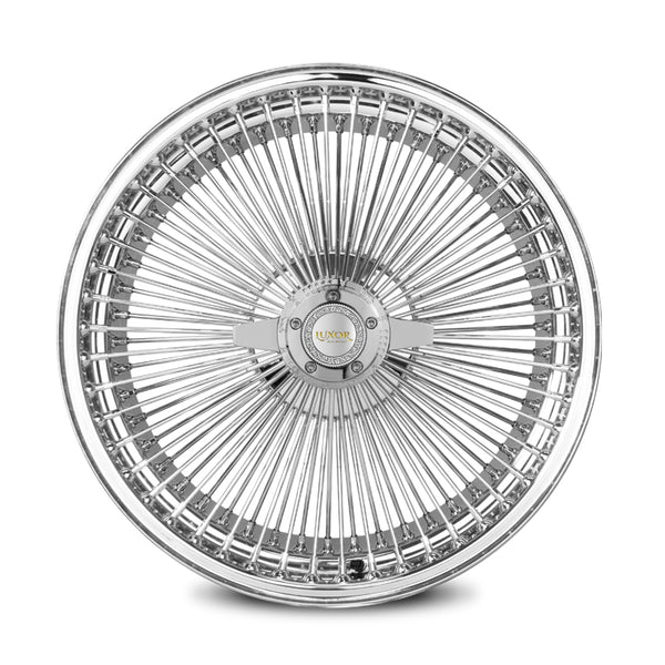 18X8 FWD 100 STRAIGHT<br> LACE CHROME