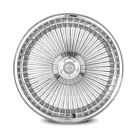 18X8 FWD 100 STRAIGHT<br> LACE CHROME