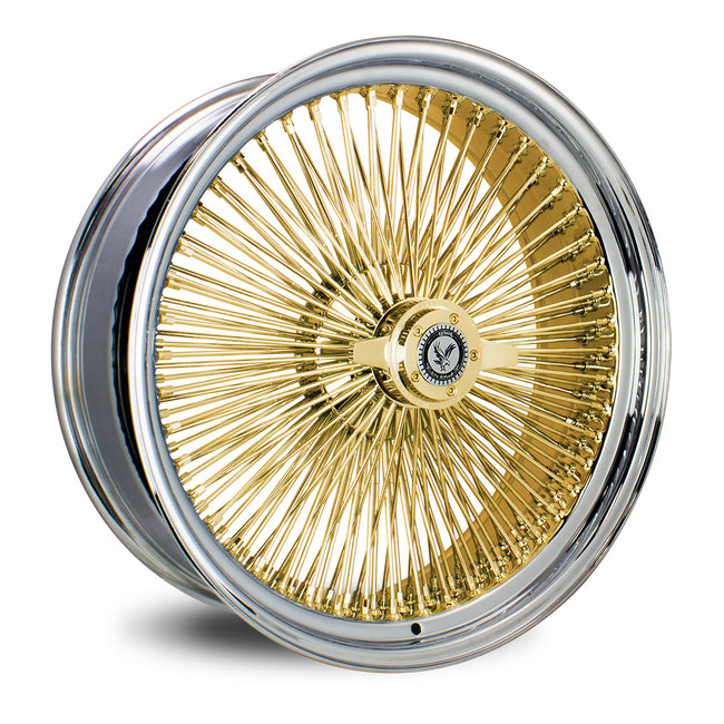 Player 20x8 - 150 spoke all gold wire wheels standard – Mi Gente